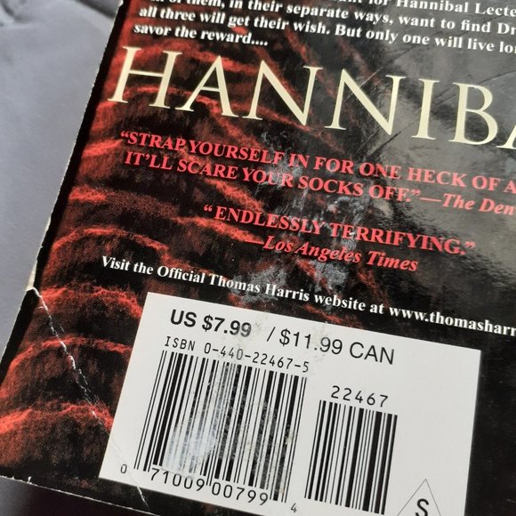 HANNIBAL by Thomas Harris (2000, Paperback) - Picture 8 of 15